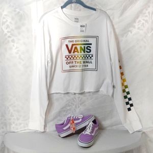 New vans shoes and shirt.